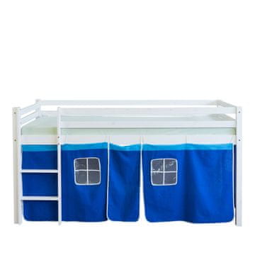 Homestyle4U Pograd, 207,5x96,5x110 cm, modra