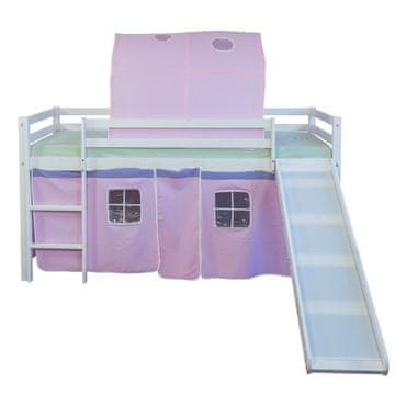 Homestyle4U Pograd, 207,5x110x219,5 cm, roza