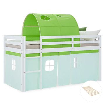 Homestyle4U Pograd, 207,5x160x99,5 cm, zelena