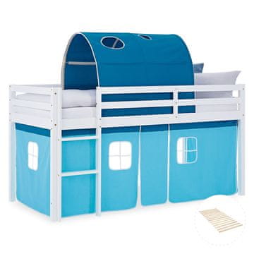 Homestyle4U Pograd, 207,5x160x99,5 cm, modra