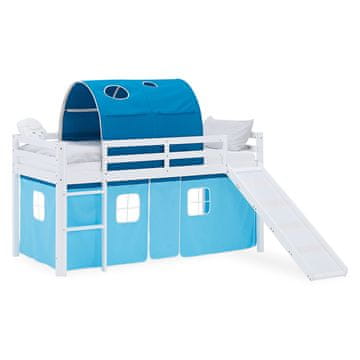 Homestyle4U Pograd, 207,5x160x217,5 cm, bela, modra