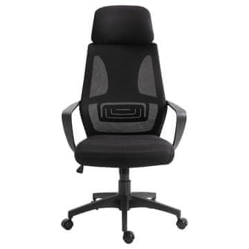 Homestar Pisarna stol 64x55x116-126 cm Črna