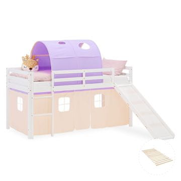 Homestyle4U Pograd, 207,5x160x217,5 cm, bela