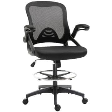 Homestar Pisarna stol 64x60x106-126 cm Črna