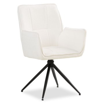 Homestyle4U Jedilni stol, 61x92,5x57,5 cm, bel