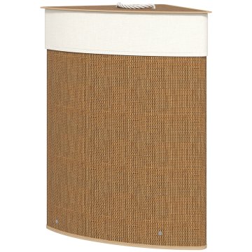 Homestar Košara za perilo 35x35x60 cm rjava