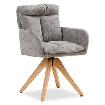 Homestyle4U Jedilni stol, 58.5x84x60 cm, siva