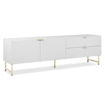 Homestyle4U TV omarica, 179x60,5x39 cm, bela