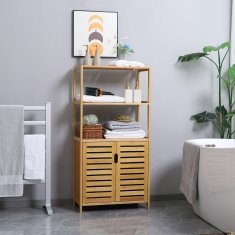 Homestar Kopalniška omarica 60x30x120 cm rjava