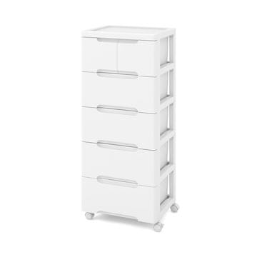 Costway Gibljiv shranjevalni kabinet s 6 predali