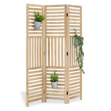 Homestyle4U Soba pregrada, 120x2x170 cm, rjava