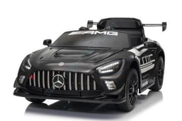 Costway Otroški avto na daljinsko vodenje Mercedes-AMG GT3 s 3 prestavami črn