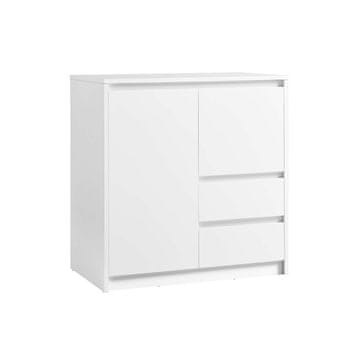 Songmics Shranjevalna omara 40x70x74.5 cm bela