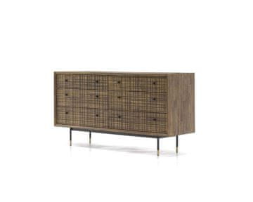 Livin Hill Komoda, MAZB04, 155x80x45 cm, rjava