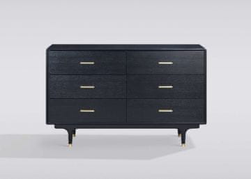 Livin Hill Komoda, ST306, 140x88x45 cm, črna
