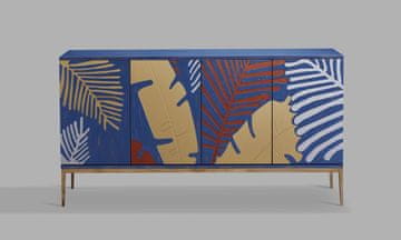Livin Hill Komoda, ST065, 160x86x40 cm, modra