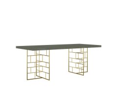 Livin Hill Jedilna miza, RH10, 200x76x90 cm, zelena