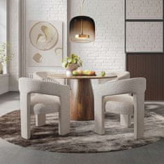 Livin Hill Jedilna miza, AV2271-50, 127x76x127 cm, rjava
