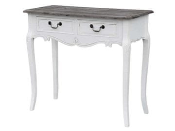 Livin Hill Konzolna miza, Rimini bela RIW016, 90x78x40 cm, bela
