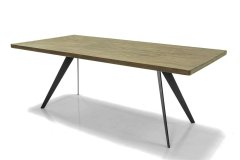 Livin Hill Jedilna miza, MASD05-200, 200x75x100 cm, rjava