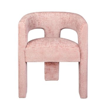 Livin Hill Oblazinjeni stol, LET71P, 62x75x58 cm, roza