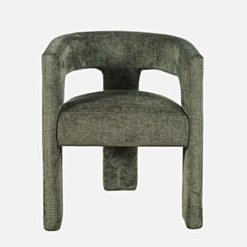 Livin Hill Oblazinjeni stol, LET71O, 62x75x58 cm, zelen