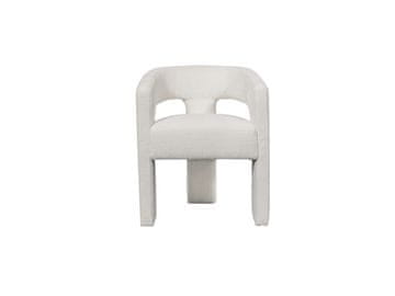 Livin Hill Oblazinjeni stol, LET71W, 62x75x58 cm, bela