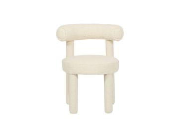 Livin Hill Oblazinjeni stol, LET77L, 62x80x58 cm, krem
