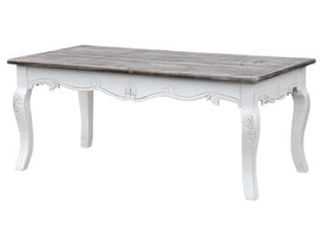 Livin Hill Klubska mizica, Rimini bela, 120x50x60 cm, bela