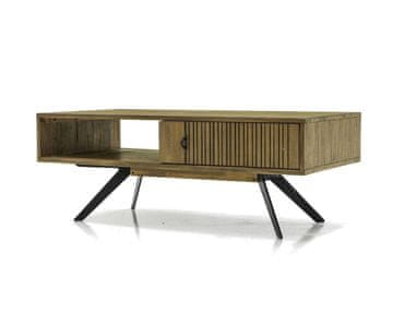 Livin Hill Klubska mizica, MASL06, 120x45x60 cm, rjava