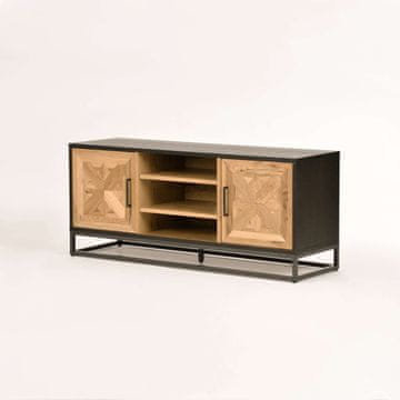 Livin Hill TV omarica, IN25-2, 133x55x39 cm, črna