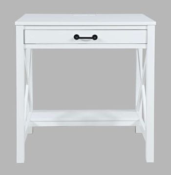 Livin Hill Pisalna miza, AV2025-30W, 76x79x51 cm, bela