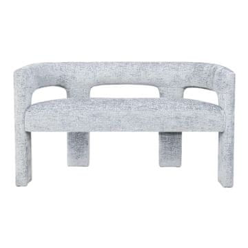 Livin Hill Oblazinjena klop, 124,5x75x56 cm, modra