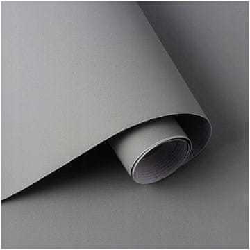 SAMOLEPILJNA SIVA MAT TAPETA ZA POHIŠTVO 60 cm x 10 m