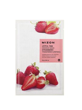 3D maska z jagodami za mehčanje in antioksidiranje kože Joyful Time (Essence Mask Strawberry) 23 g