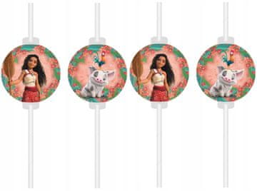 Procos Slamice z medaljonom VAIANA 2 Moana II Disney rojstnodnevna zabava 4 kos.