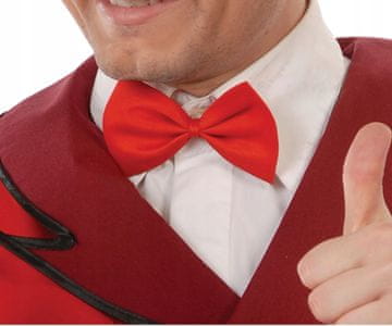 Guirca Kostum metuljčka RDEČ Elegantni gospod gangsterski klovn