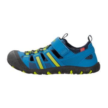 Trollkids Otroški športni sandali Kids Sandefjord Sandal XT srednje modri/limetni za fantke/deklice (668-106) 31.0