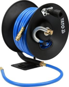 YATO PNEVMATSKA CEV NA KOLUTKU, 15M 60CM S HITRO SPOJKO. MATERIAL CEVI: PVC / YT-24240 /