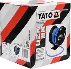 YATO PNEVMATSKA CEV NA KOLUTKU, 15M 60CM S HITRO SPOJKO. MATERIAL CEVI: PVC / YT-24240 /