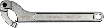 YATO KAVLJIČNI KLJUČ Z OKROGLIM ZATIČEM, ZGLOBLJEN 50-80 MM / YT-01677 /