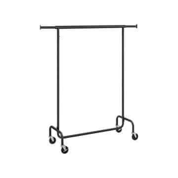 Songmics Stojalo za oblačila 45x110x160 cm Črno