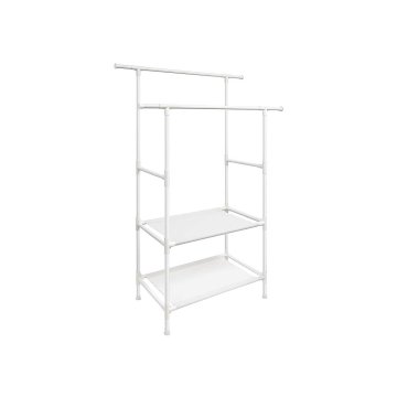 Songmics Oblečni regal 112x49x177 cm Bela
