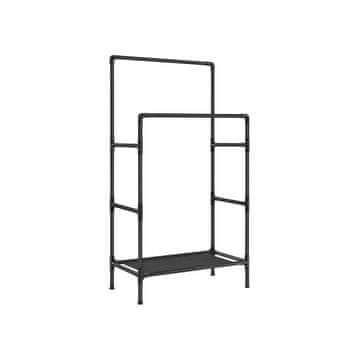 Songmics Oblekalna stojala 83x45x157 cm Črna