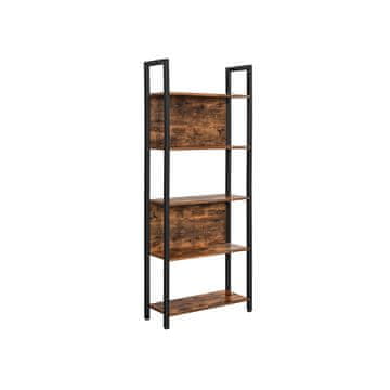 Songmics Knižna omara 62x24x165 cm rjava