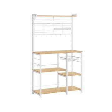 Songmics Kuhinjska polica 42x90x167.3 cm rjava