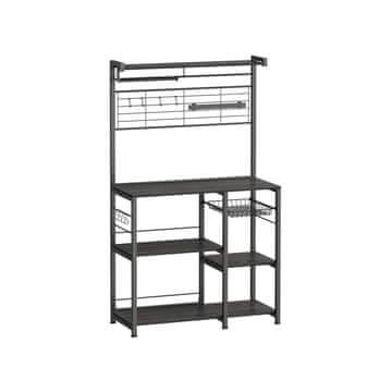 Songmics Kuhinjska polica 42x90x167.3 cm rjava
