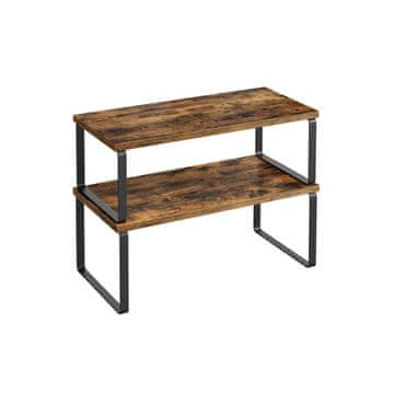 Songmics Komplet začimbnikov 2 kosa 19.5x39.7x15.5 cm črna