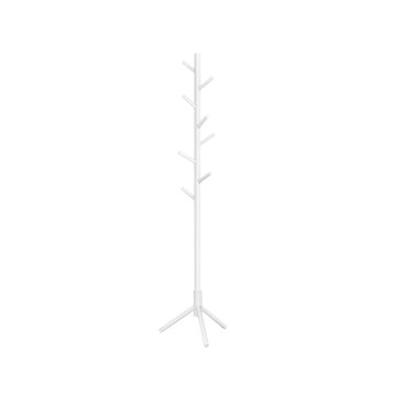 Songmics Stojalo za plašče 47x47x175 cm, belo
