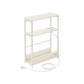Songmics Stranska mizica 18x45x58 cm bela